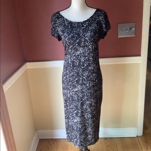 H&M Black Splatter paint dress